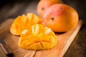 Mango fruit and mango slices