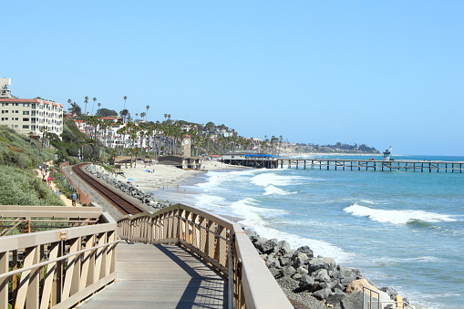 The view from the San Clemente ocean side walking trail.