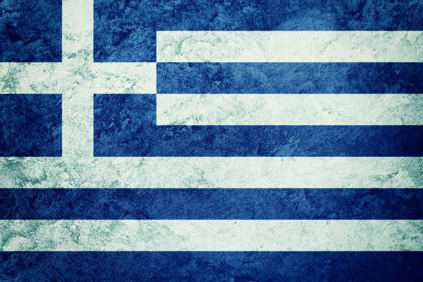istock Grunge Greece flag. Greece flag with grunge texture. 686127392