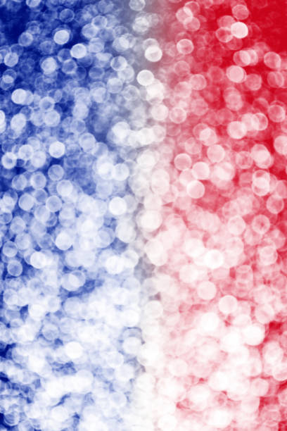 istock Red White and Blue Blur Sparkle Background 686152990
