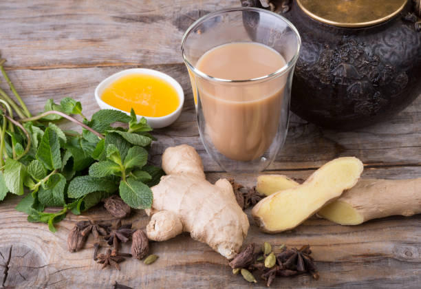 indian masala tea - duke imagens e fotografias de stock