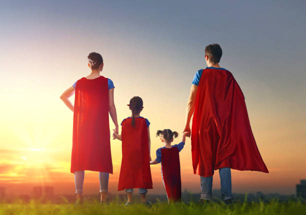 istock Concept of super family. 686181806