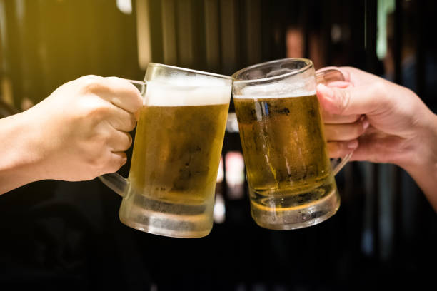 istock Drinking beer to celebrate truly relationship with friends 686191486