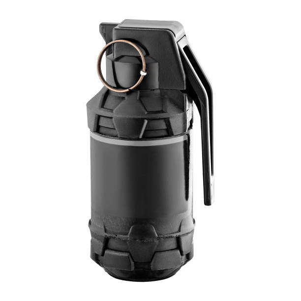 istock Black military grenade 686195312