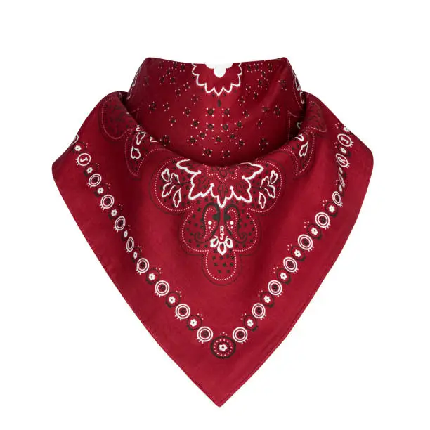 bandana, Pattern, on a isolated white background