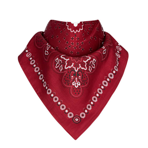 bandana, białe tło - cravat zdjęcia i obrazy z banku zdjęć