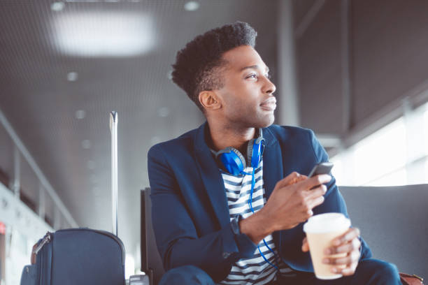 istock African man waiting for his flight at airport 686202402