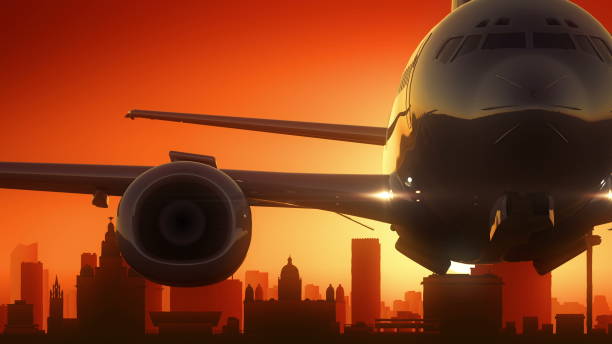 istock Liverpool England United Kingdom Skyline Sunrise Take Off 686209076