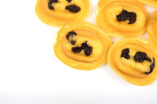 istock Egg cake, delicious dessert on white background,Thai dessert 686211654