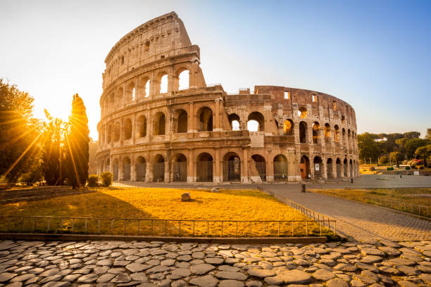 istock Colosseum at sunrise, Rome, Italy 686215932