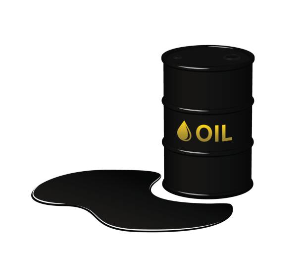 ilustrações, clipart, desenhos animados e ícones de barril de petróleo - oil oil industry oil slick petroleum