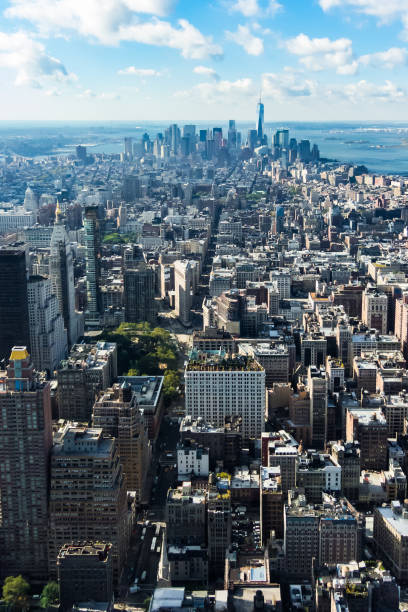istock View over Manhattan Downtown New York skyscrapers 686222142