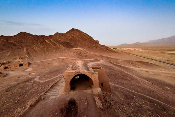 istock Zoroastrian Tower of Silence in Yazd, Iran 686253688
