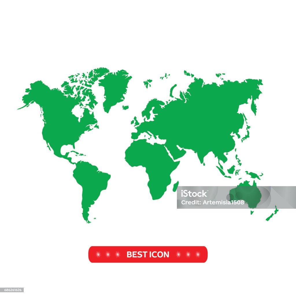 Search World Vector World Vector Map Stock Illustration - Download Image Now - Abstract ...