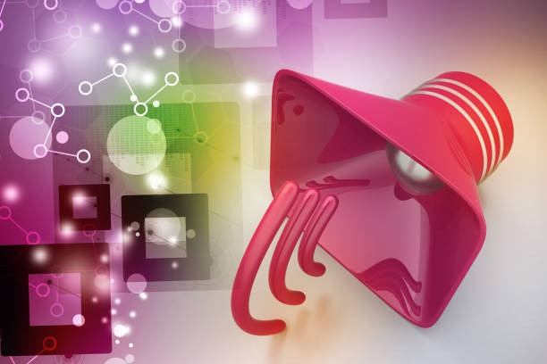 istock Public announcement loudspeakers 686267358
