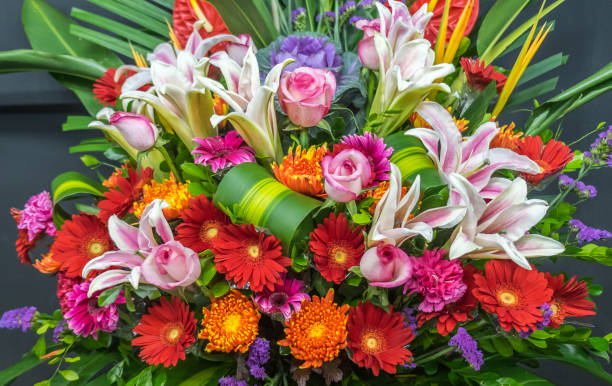 istock Bouquet Of Fresh Flowers. Multicolored Composition. 686282460