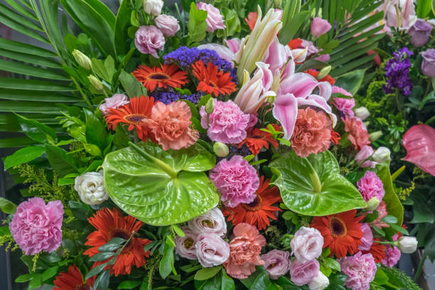 istock Bouquet Of Fresh Flowers. Multicolored Composition. 686282480