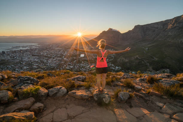 istock Morning stretching, Cape Town, South Africa 686288744