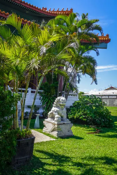 Chinese temple Kanti de Mamao, in Papeete on Tahiti island, french Polynesia