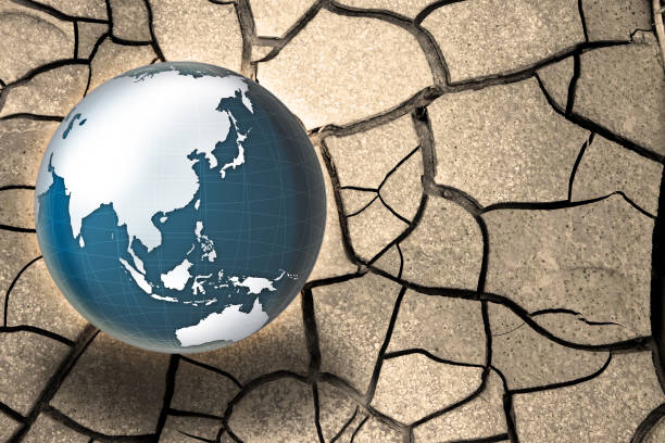 istock Global warming concept - Photo composition with image from NASA 686297972