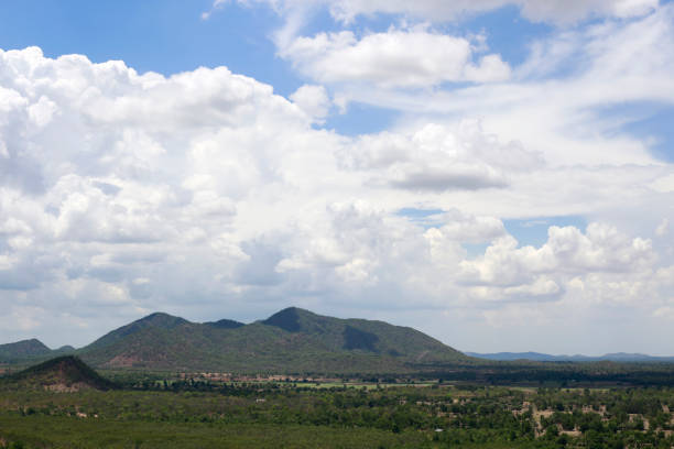 istock landscape nature - layer of mountain and sky view 686308576
