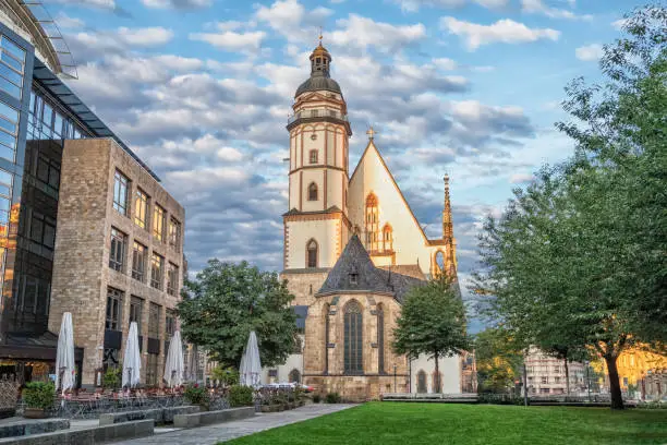 Saint Thomas Church in Leipzig, Saxony, Germany