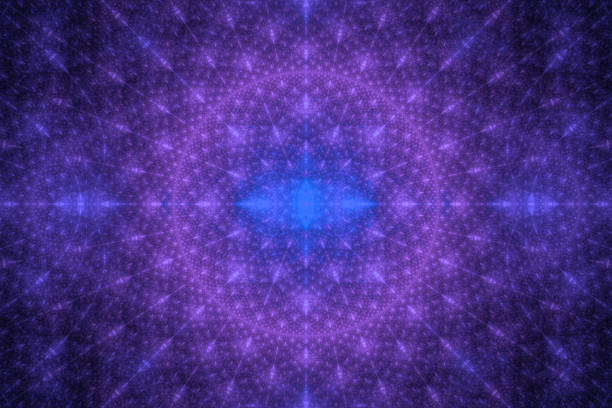 Fractal art background for creative design. Abstract fractal. Decoration for wallpaper desktop, poster, cover booklet, card. Psychedelic. Print for clothes, t-shirt. Magic graphics.