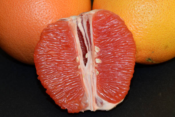 istock Juicy and tasty grapefruits. 686329210