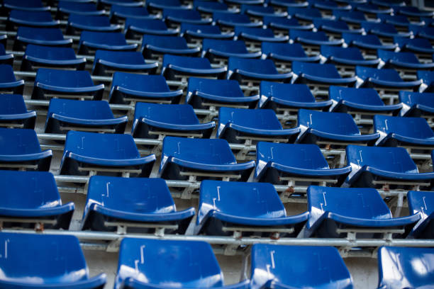 istock Background of empty seats in a stadium 686335012