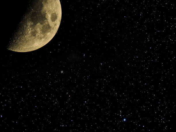 The moon in multiple magnification in all its glory