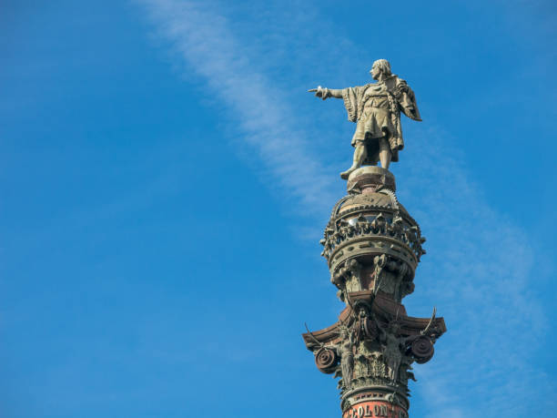istock Christopher Columbus Statue in Barcelona, Spain 686354200