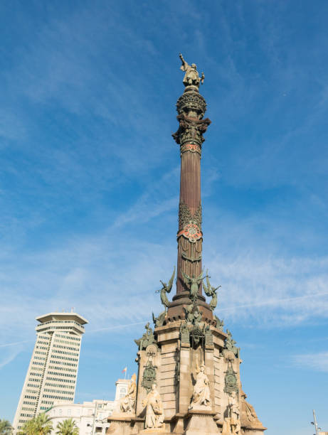 istock Christopher Columbus Statue in Barcelona, Spain 686354206