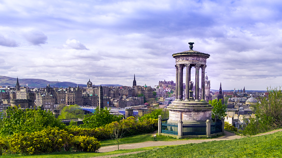 Beautiful view of the city, Edinburgh