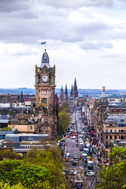 istock Mountain view point over Edinburgh city. 686373880