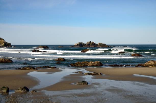 istock Coquille Point Beach, Kronenberg park, Bandon, Coos County, Oregon 686392520