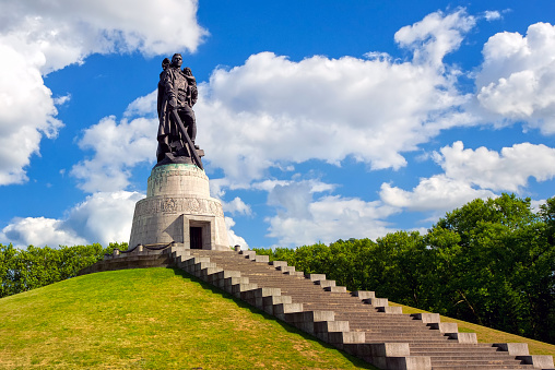 Soviet soldier monument at Treptow park, Berlin, Germany