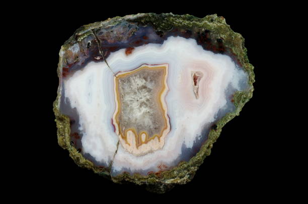 istock A cross section of the agate stone. 686398010