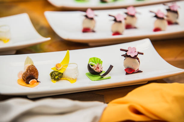 istock Detail on special designe for food on plate 686403370