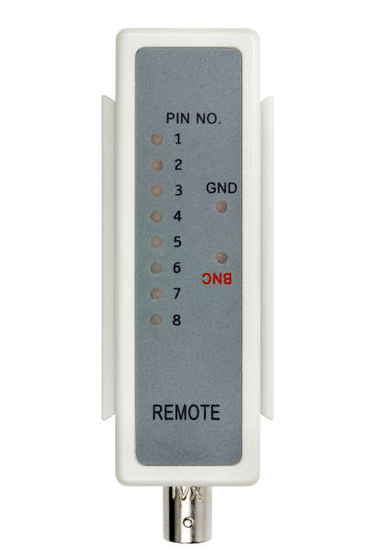 istock Remote probe of network cable tester isolated on a white background 686409828