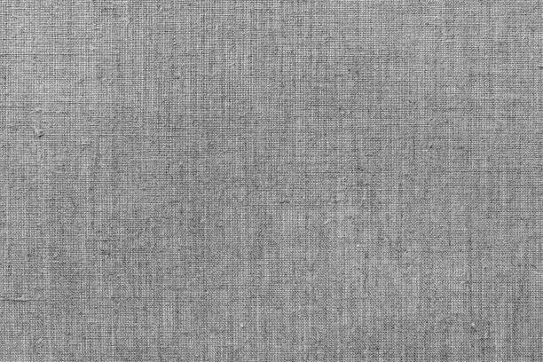 istock Rough gray linen cloth. Flax texture and background. 686412832