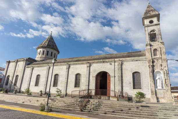 istock Guadalupe church view from outdoors, Granada, Nicaragua 686423222