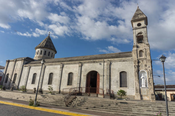 istock Guadalupe church view from outdoors, Granada, Nicaragua 686423304