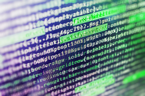Source Code Closeup Information Technology Website Coding Standards For ...