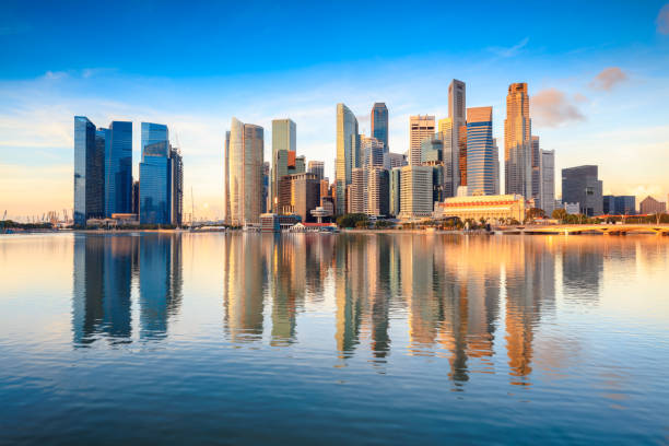 istock Singapore city skyline 686452264