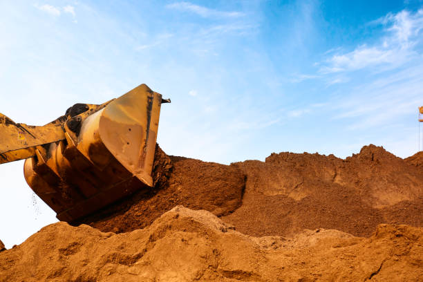 istock Close-up of a construction site excavator 686461338