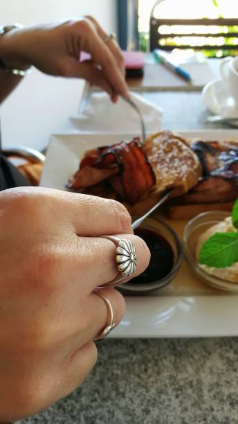 istock Breakfast at an outdoor cafe. 686464272