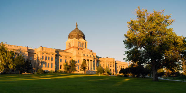 istock Panoramic View Capital Dome Helena Montana State Building 686464830