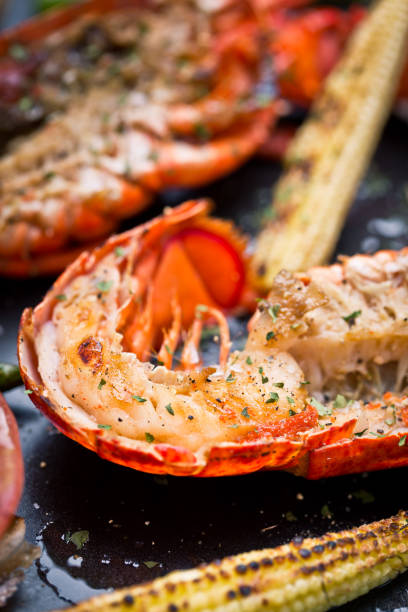istock Delicious Fresh Cooked and Grilled Lobster 686475474