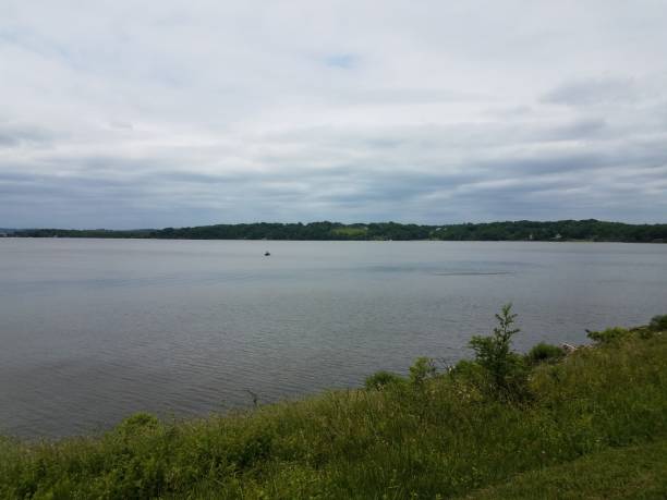 istock Potomac river, grass, and wood fence 686478220