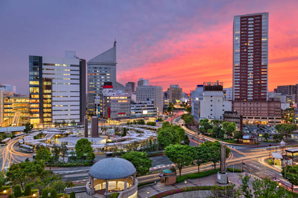 istock Hamatsu, Japan Skyline 686495492